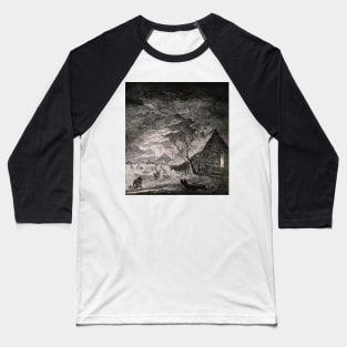 Farm, Aert van der Neer 1603 Baseball T-Shirt